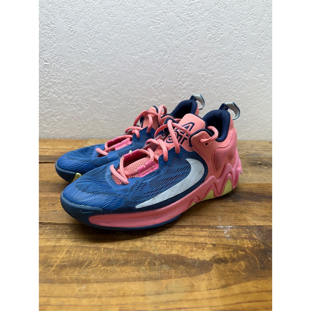 Nike Giannis Immortality 3 Baltic Blue Pink Kids Basketball Shoes FQ8233-400 5Y